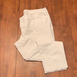 Merona stretch slim cropped work pants